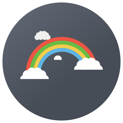 arco iris Generic gradient fill icono