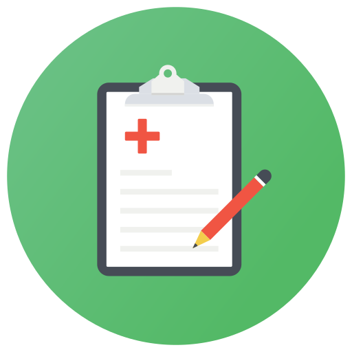 Medical Report Generic gradient fill icon