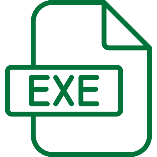 exe Generic color outline icon