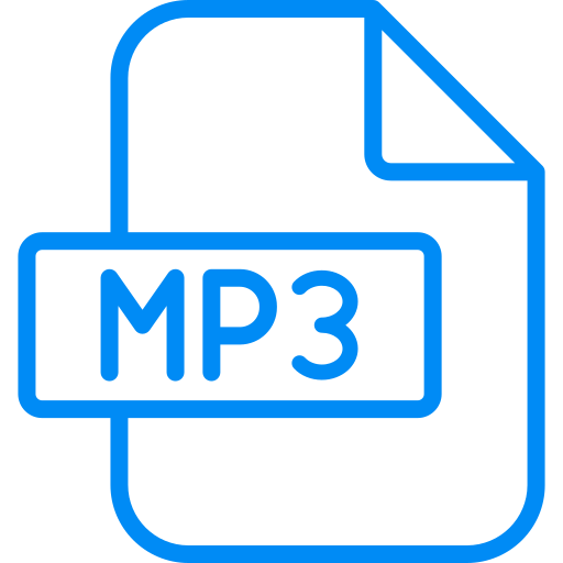 mp3 Generic color outline ikona
