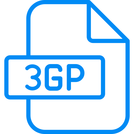 3gp Generic color outline icono