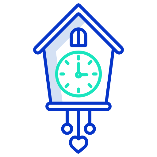 Clock Icongeek26 Outline Colour icon