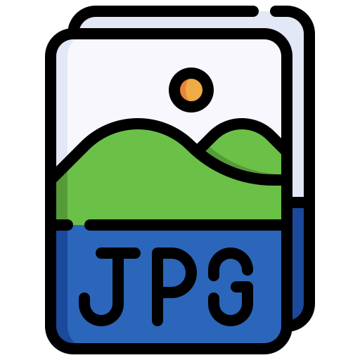 Jpg Generic Outline Color icon