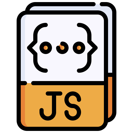 jsファイル Generic Outline Color icon