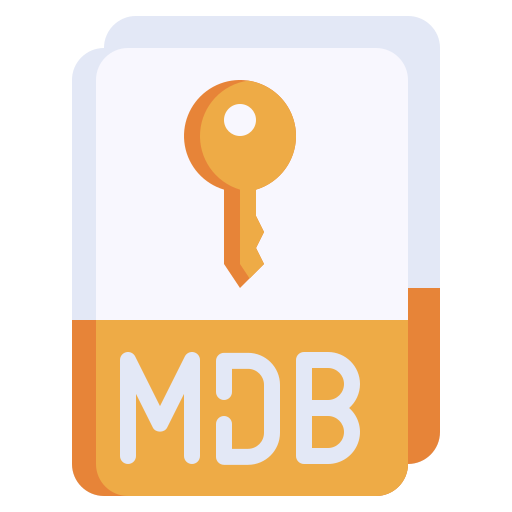 mdbファイル Generic Flat icon
