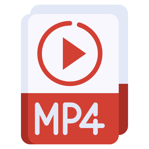 mp4 Generic Flat ikona