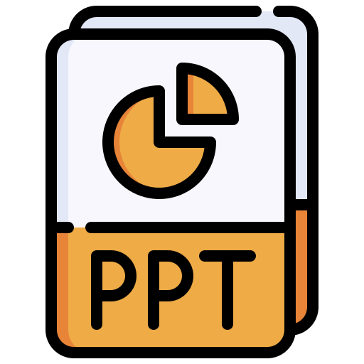 pptファイル Generic Outline Color icon