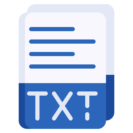 txt Generic Flat icon