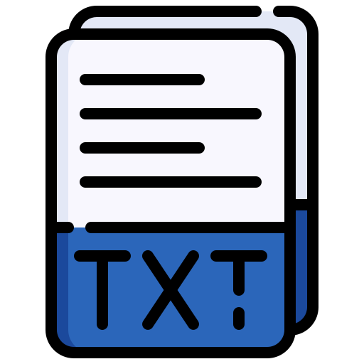 txt Generic Outline Color icon