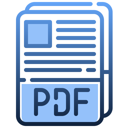 pdf Generic Gradient icono