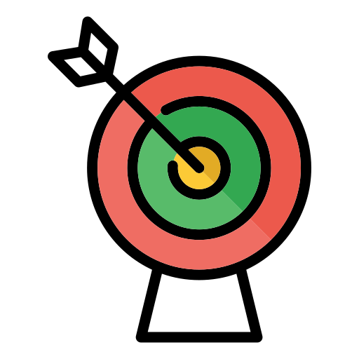 obiettivo Generic color lineal-color icona