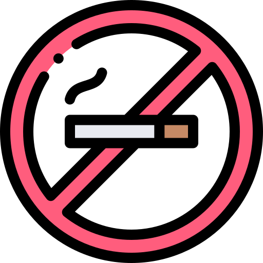 No smoking Detailed Rounded Lineal color icon