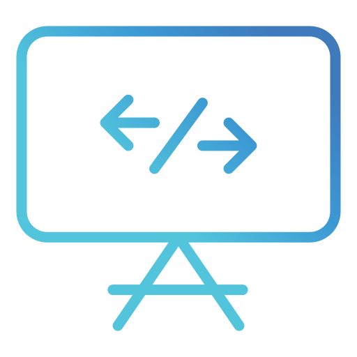 Coding Generic gradient outline icon