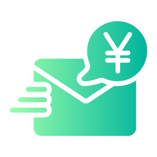 Send money Generic gradient fill icon
