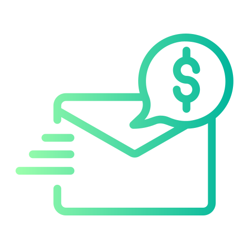 Send money Generic gradient outline icon