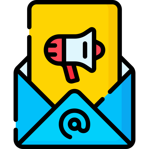 e-mail marketing Special Lineal color icon