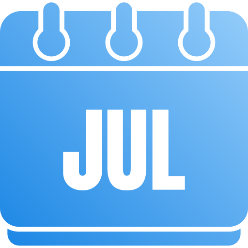 July Generic gradient fill icon