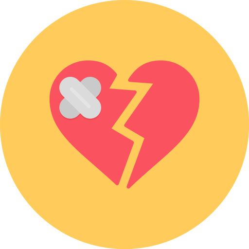 Broken heart Generic color fill icon