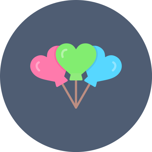 Balloon Generic color fill icon