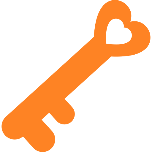 Old key Generic color fill icon
