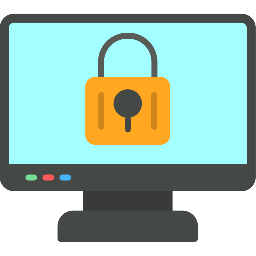 Locked Computer Generic color fill icon