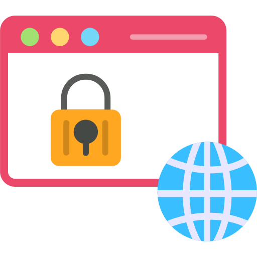 Web security Generic color fill icon