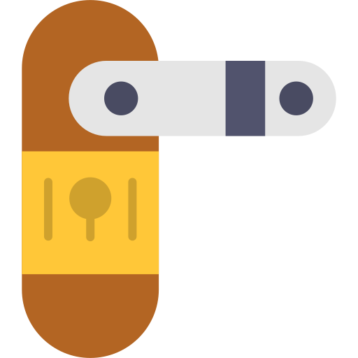 Door lock Generic color fill icon