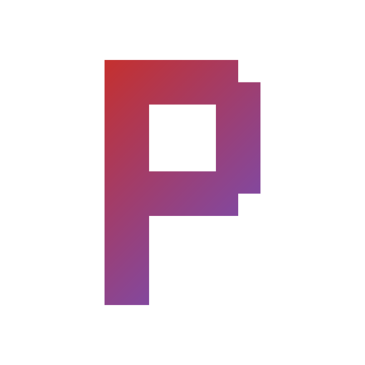 lettera p Generic gradient fill icona