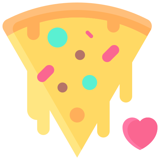 kawałek pizzy Generic color fill ikona