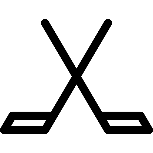 hockey Basic Rounded Lineal icono