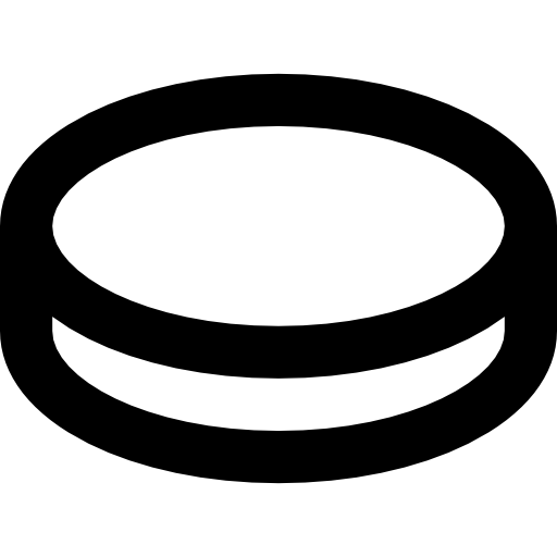 disco Basic Rounded Lineal icono
