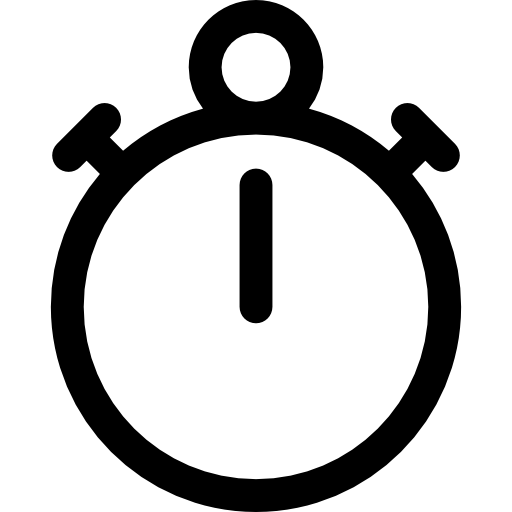 chronometer Basic Rounded Lineal icoon