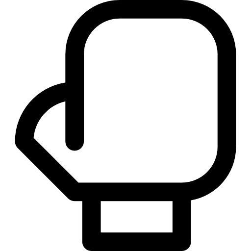 boxeo Basic Rounded Lineal icono