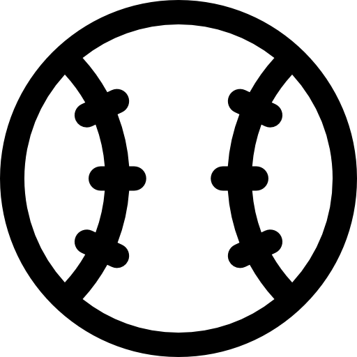 béisbol Basic Rounded Lineal icono
