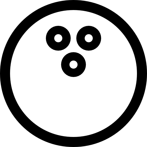 ボウリング Basic Rounded Lineal icon