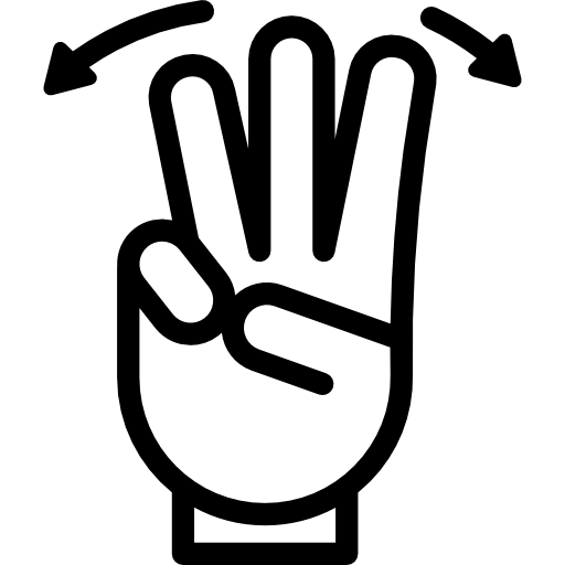 gebarentaal w  icoon