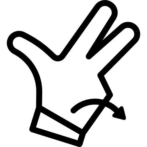 lenguaje de signos h  icono