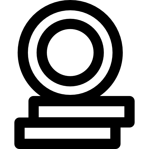 Монеты Curved Lineal иконка