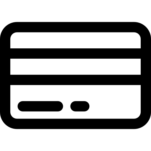 Credit Card Curved Lineal icon