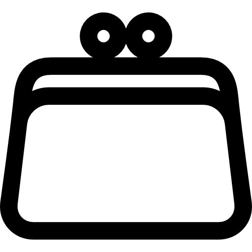 portfel Curved Lineal ikona
