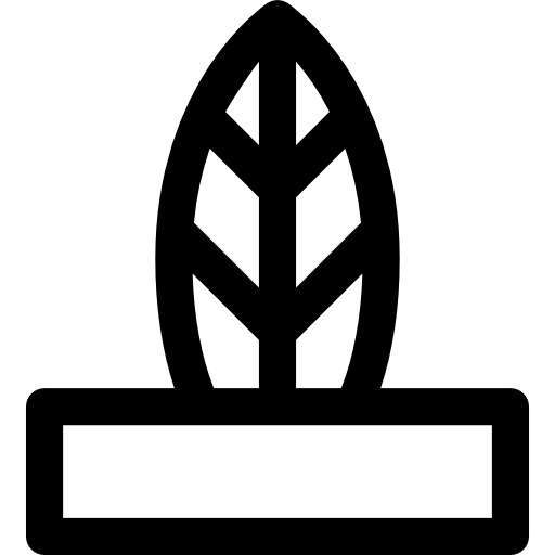 federkamm Basic Rounded Lineal icon