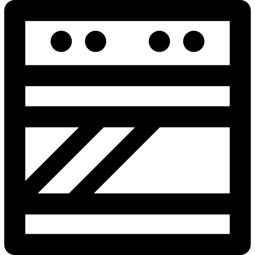 forno Basic Rounded Lineal icona