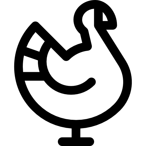 Turkey Basic Rounded Lineal icon