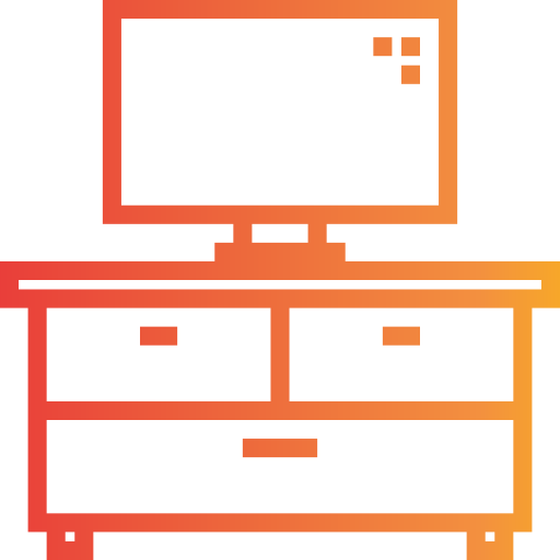 stolik telewizyjny itim2101 Gradient ikona