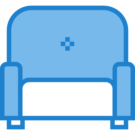 Armchair itim2101 Blue icon