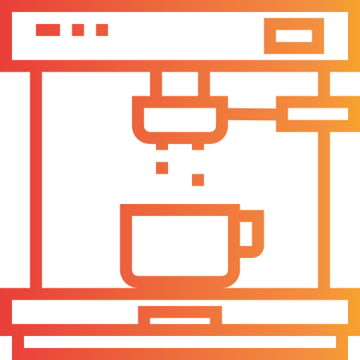 Coffee machine itim2101 Gradient icon