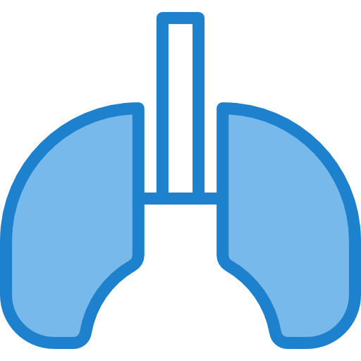 pulmões itim2101 Blue Ícone