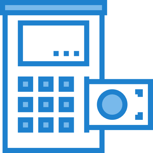 geldautomat itim2101 Blue icon