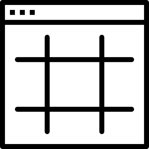 siatka srip Lineal ikona