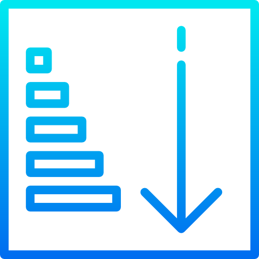 aufsteigend srip Gradient icon